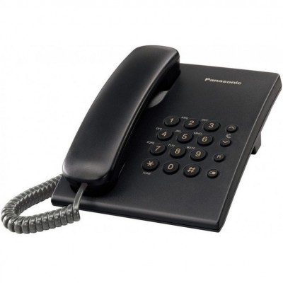 Σταθερό Ψηφιακό Τηλέφωνο Panasonic KX-TS500EXB Μαύρο